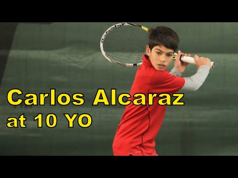 When Carlos Alcaraz is 10 years old | Junior Match Highlights