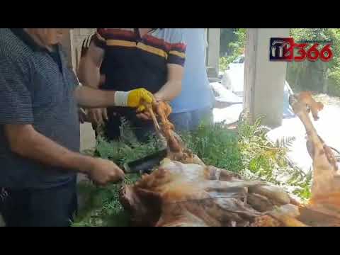 Cide'de kuyu kebabına yoğun ilgi