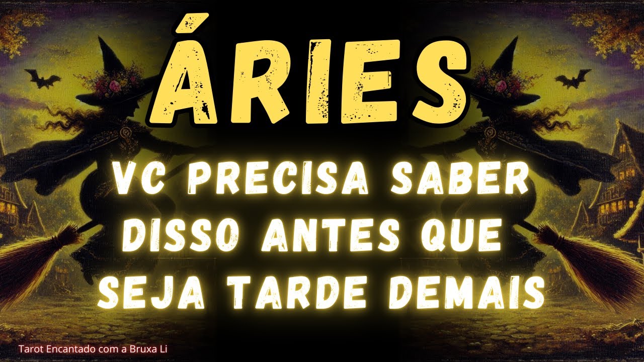 ÁRIES♈ VC PRECISA SABER DISSO ANTES QUE SEJA TARDE DEMAIS🔥