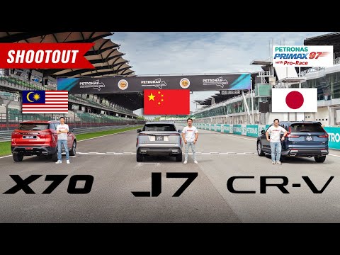 Thumbnail for Drag Race: Jaecoo J7 vs Proton X70 vs Honda CR-V - AutoBuzz by Jaecoo