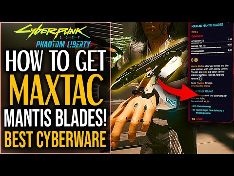 Cyberpunk: HOW TO GET LEGENDARY MAXTAC MANTIS BLADES - Secret Legendary Mantis Blades Location