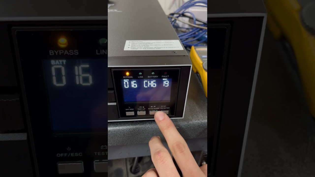 How to change settings from 16 to 20 batteries  on PSCERT6000L or PSCERT10KL