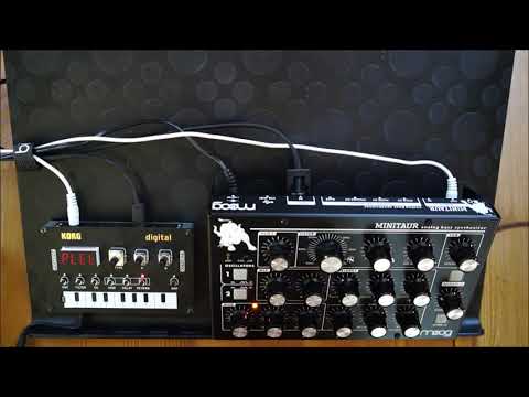 Sinevibes KORG FX Droplet raindrop delay NTS-1 & Moog Minitaur