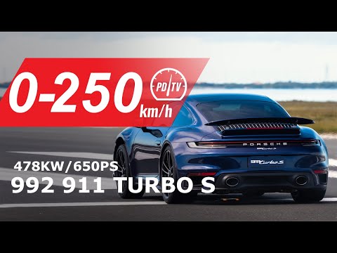 2021 Porsche 911 Turbo S 0-250km/h & overview