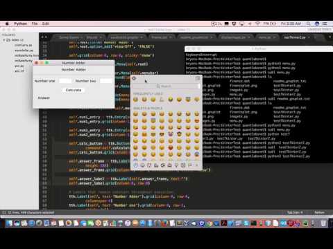 Demos of Python 3 Tkinter gnuplot open source GUI – Quantix