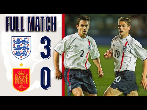 FULL MATCH | Three Lions Defeat Spain At Villa Park | England v Spain | 2001 International Friendly