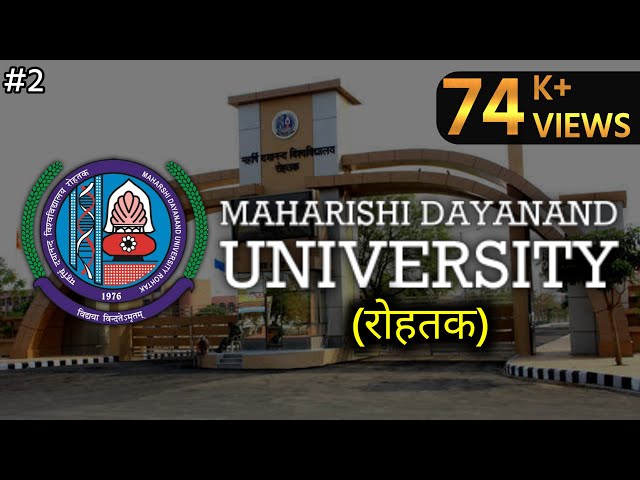 Maharshi Dayanand University video #1