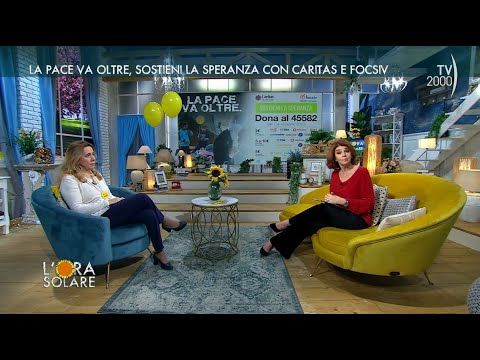 L'Ora Solare (TV2000) 4 aprile 2023 - Focsiv-Caritas, Idaletson Antonio Delgado e Antonietta Candido