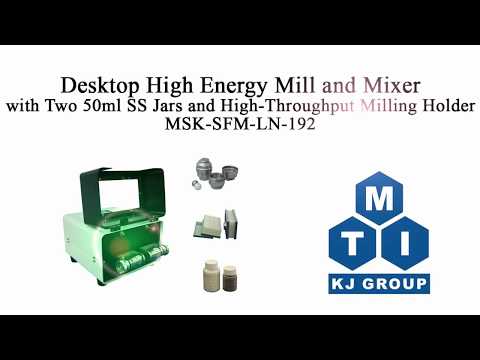 Desktop High Energy Mill and Mixer  - MSK-SFM-LN-192