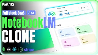 FullStack SaaS AI NotebookLM Clone | MERN Stack  |React,Node,ShadCN,MongoDB|LangChain Tutorial