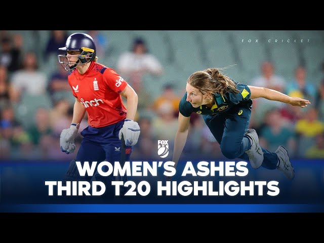 Australia v England: Women’s Ashes – Third T20 Highlights I 25/01/25 I Fox Cricket