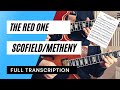 The Red One - Pat Metheny/John Scofield - FULL TRANSCRIPTION w/TAB