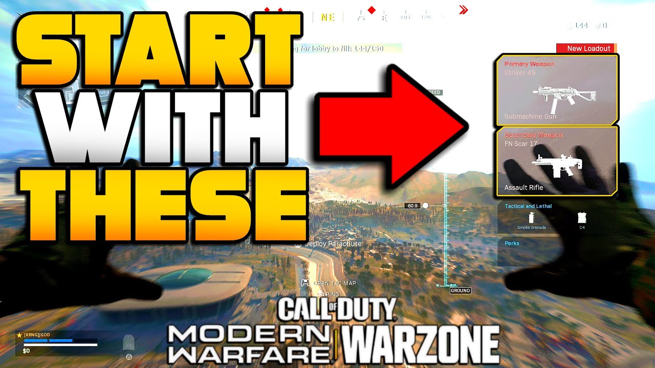 How to Start WARZONE BR with Your PreMatch Weapons | Modern Warfare BR Tips | JGOD
