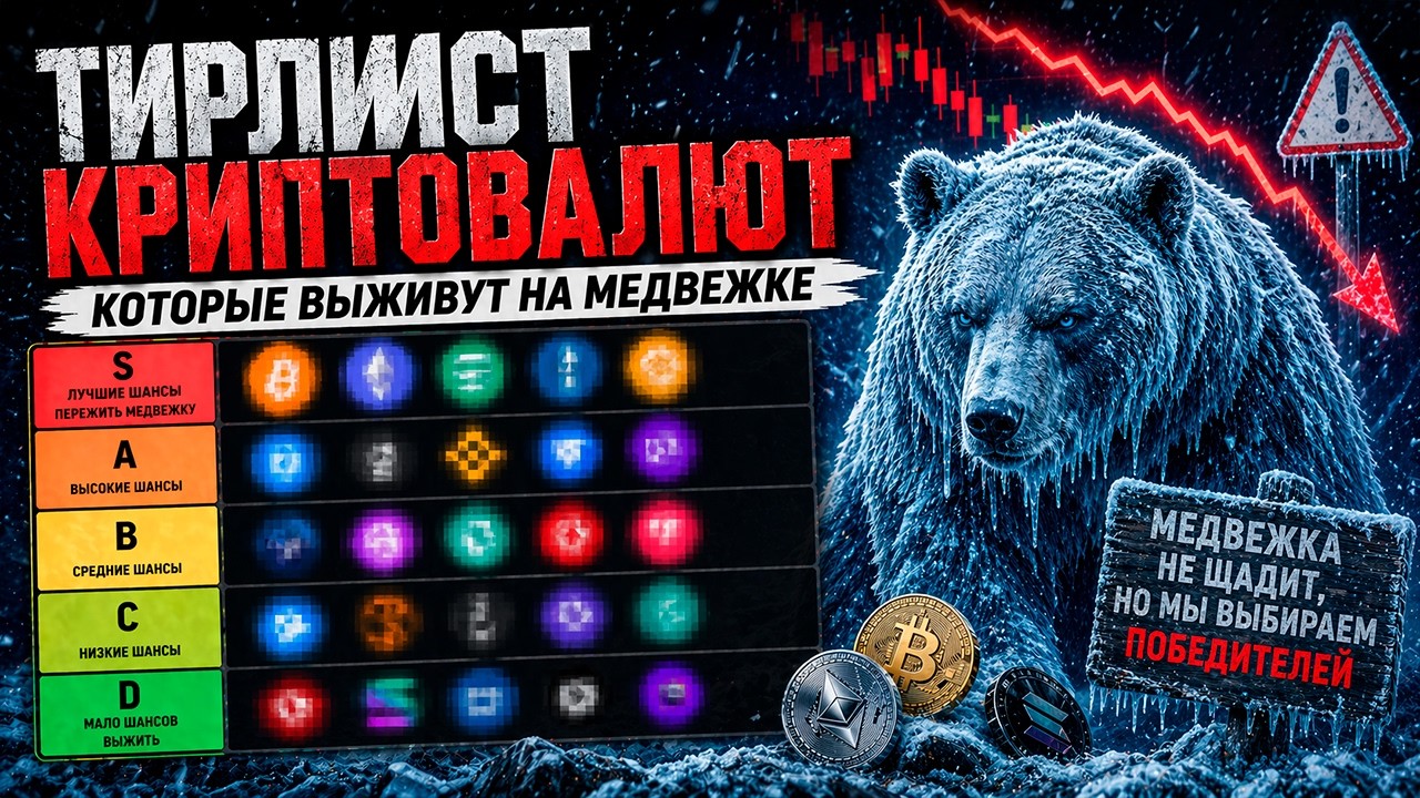 ТИРЛИСТ КРИПТОВАЛЮТ КОТОРЫЕ 100% ВЫЖИВУТ НА МЕДВЕЖКЕ