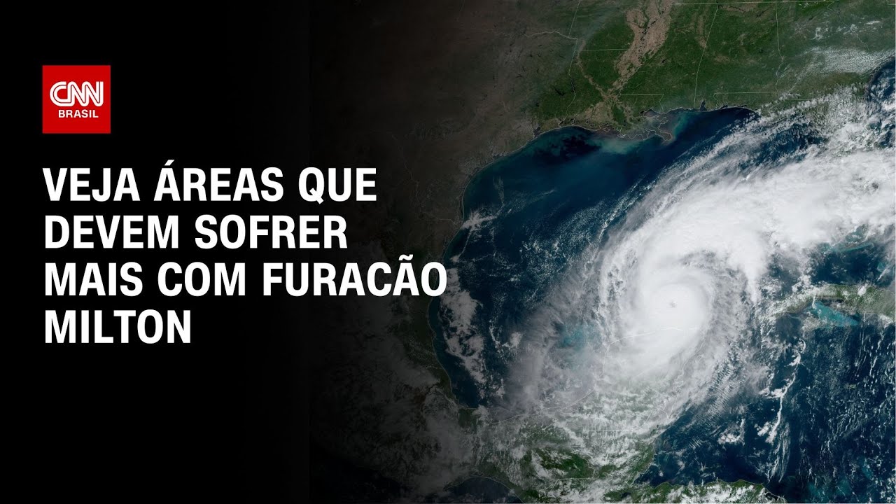 Veja áreas que devem sofrer mais com furacão Milton | CNN NOVO DIA