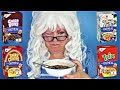 Granny McDonalds Cocoa Puffs Lucky Charms Cinnamon Toast Crunch Trix Oatmeal Taste Test