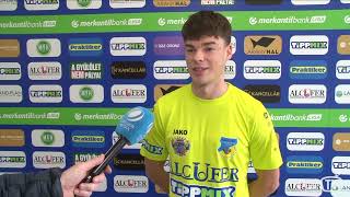 Kovács Dominik jól szűri az ellenfél támadásait