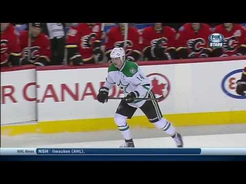 Jamie Benn Runs Over TJ Galiardi Nov. 14 2013