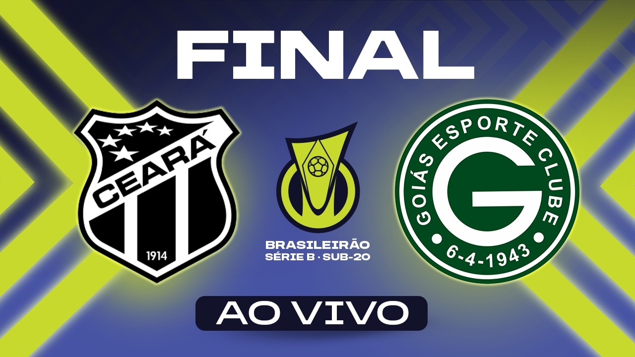 AO VIVO COM IMAGENS: CEARÁ x GOIÁS | BRASILEIRÃO SUB-20 B