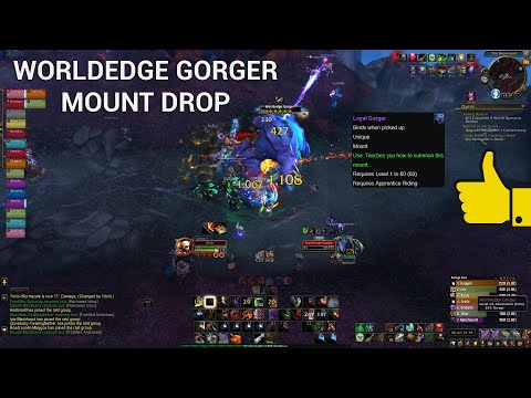 WoW - Worldedge Gorger rare mount drop