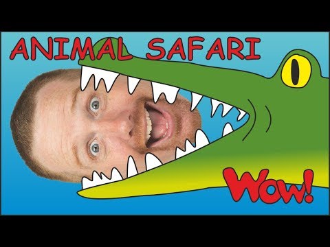 Animal Safari for Children + MORE English Stories for Kids | Steve and Maggie | Wow English TV