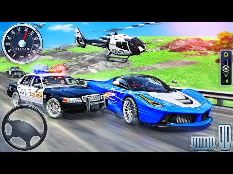 Offroad Police Car Driver Simulator 2023 - 4x4 Cop Jeep Chase Crime Driving - Android GamePlay