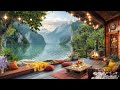 Rainy Day at Cozy Coffee Shop Ambience ☕ Smooth Jazz Instrumental Music for Relaxing, Work, Focus