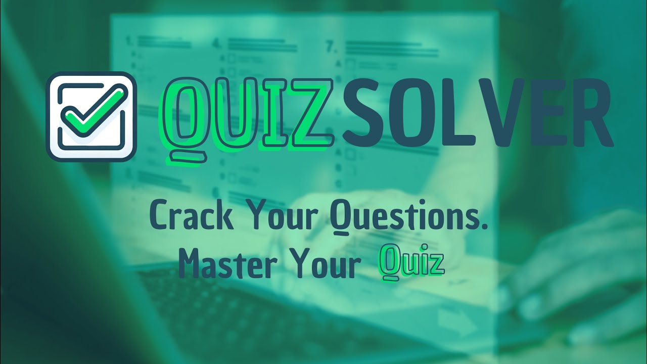 Quiz Solver AI - Chrome extension - Promo