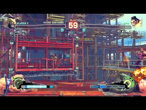 Ultra Street Fighter IV battle: Zangief vs E. Honda