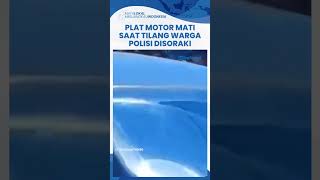 Viral Video Polisi Disoraki Gegara Ketahuan Pakai Motor Tak Berspion & Pelat Mati saat Tilang Warga