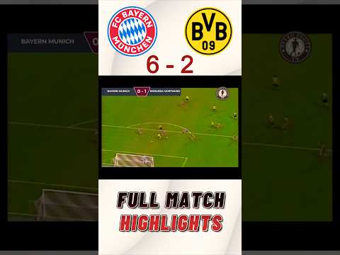 Bayern Munich 6-2 Borussia Dortmund 2000/01 | Herrlich #shorts
