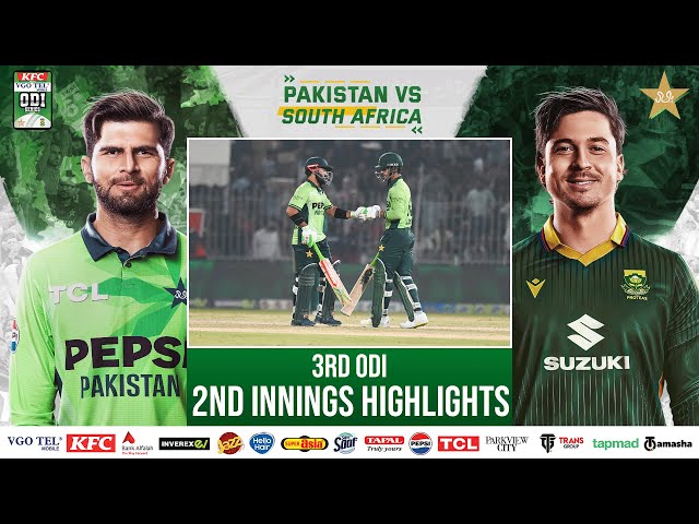 2nd Innings Highlights | Pakistan vs South Africa ODI Series | 3rd ODI | PCB | M2R1U