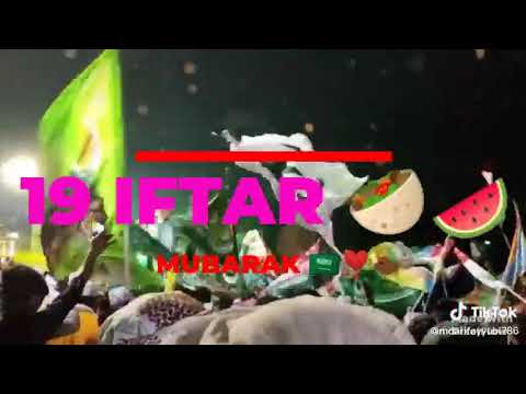 💚19 iftari Mubarak Ho Status