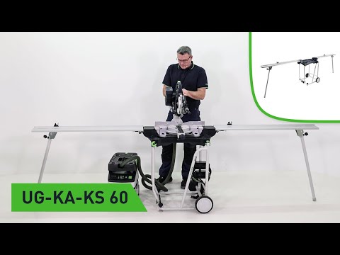 Base frame for sliding compound miter saws KSC 60 / KS 60 (Festool TV episode 234)