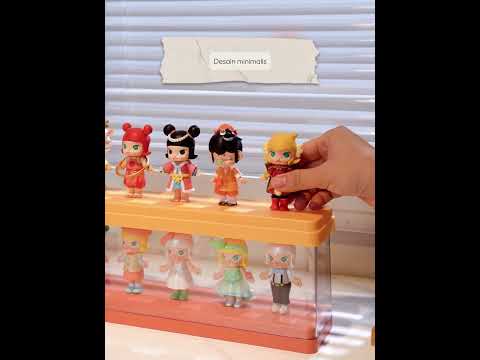 Gambar Stora Kotak Pajang Action Figure Double Box Square 36x12.5x8 cm - Hijau