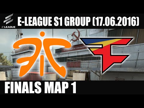 Fnatic vs FaZe Clan | Map 1 (Cache) Finals E-LEAGUE Group D (17.06.2016) [CSGO]