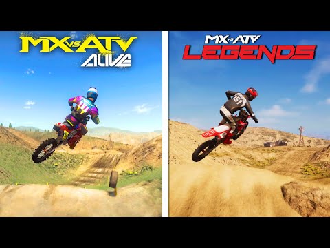 Direct Comparison Of Alive Track Remakes In MX vs ATV Legends