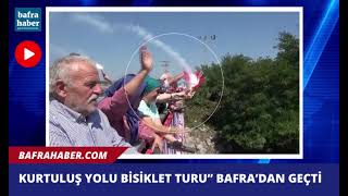 Kurtuluş Yolu Bisiklet Turu Bafra'dan geçti