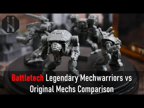 Battletech: Legendary Mechwarriors to Battlebox Comparison!
