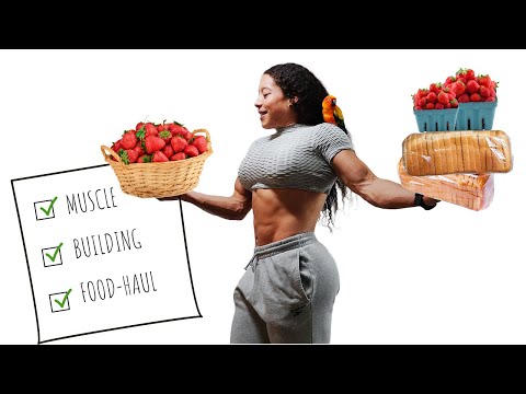 Muscle-building food haul for maximum gains