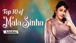 Mala Sinha Superhits  Top 10 Songs  Bollywood Bloc