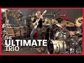 Bozzio, Donati, and Feraud: The Ultimate Drums and Bass Power Trio