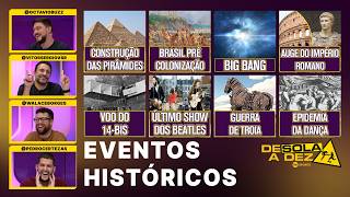 QUAL EVENTO HISTÓRICO VOCÊ GOSTARIA DE VIVER? | DE SOLA A DEZ