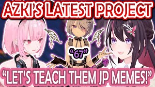 AZKi Wants to Teach Biboo & EN Members Japanese Memes After Learning "67" from Them