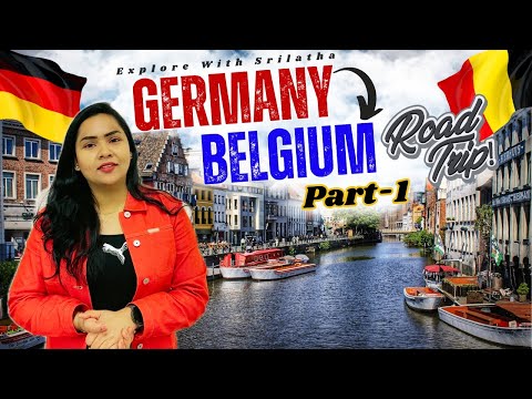 Germany To Belgium Road Trip | Top Places To Visit In Belgium #teluguvlogs #belgium #germany #viral