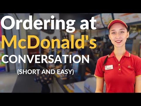 ENGLISH Conversation | Ordering at McDonald's