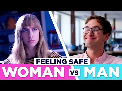 對女生來說公共空間處處是危險嗎？男女大不同 (How Being In Public Feels: Men VS Women)