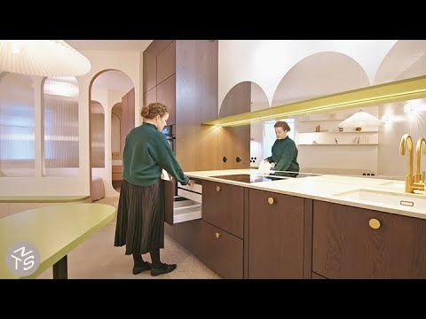 NEVER TOO SMALL: Gelato Bar Inspired Tiny Apartment, Paris 29sqm/312sqft