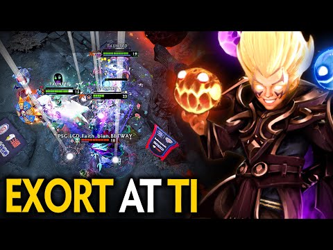 FIRST EXORT INVOKER AT TI10 - NOTHINGTOSAY | PSG.LGD vs FNATIC GAME 1 EPIC CATACLYSM COMBO