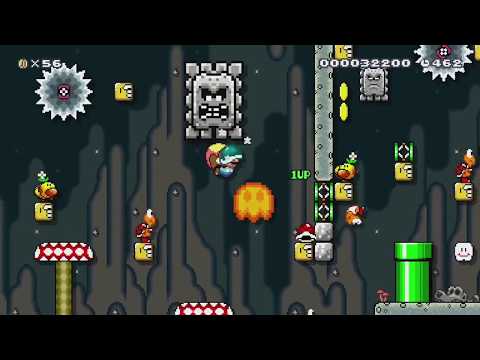 AUTO-CAPE!! Fly & HOLD Forward+Y by ★ Chaos ★ - Super Mario Maker - No Commentary 1bk